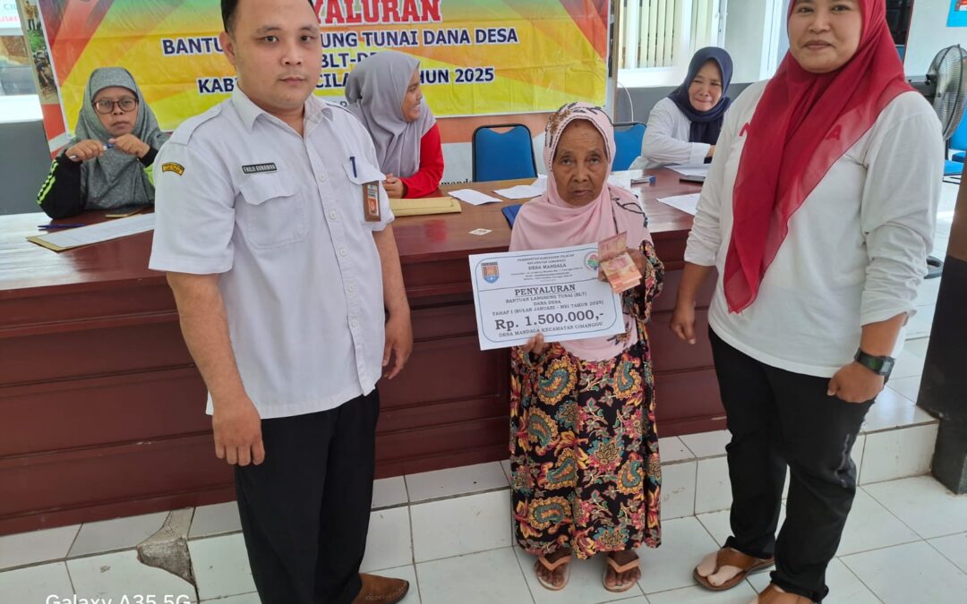 Penyaluran Bantuan Langsung Tunai DANA DESA (BLT-DD) Bulan Januari-Mei 2025