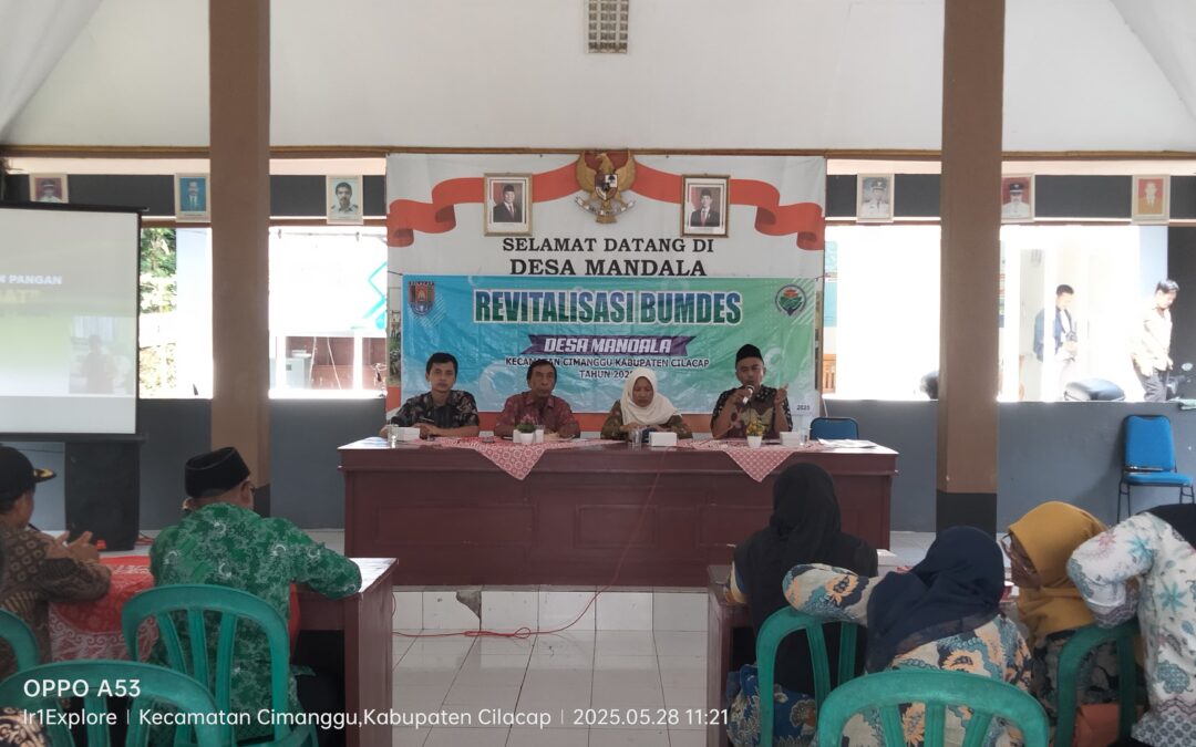 Revitalisasi BUMDES Mandala Kecamatan Cimanggu